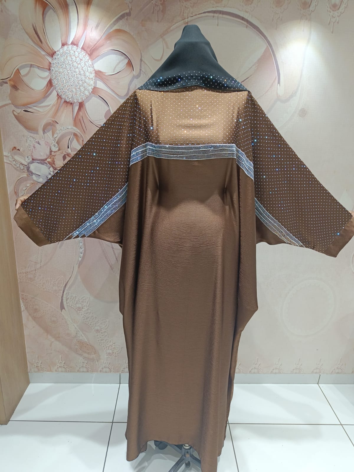 Nida Georgette 05 Fancy Wear Kaftan Style Wholesale Abaya Collection